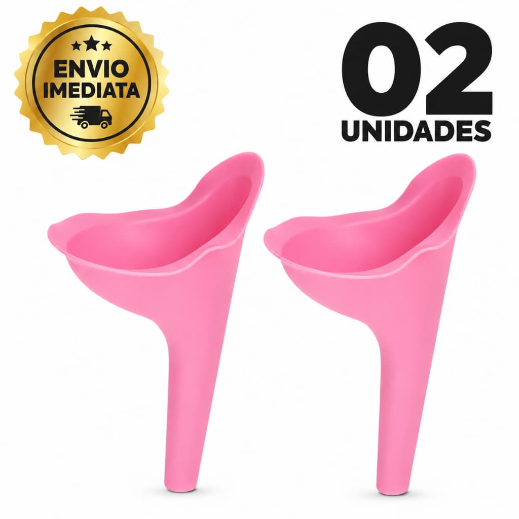 Urinol Feminino Para Fazer Xixi Em Pé Reutilizável p/ Carnaval Viagens Show Eventos Discreto