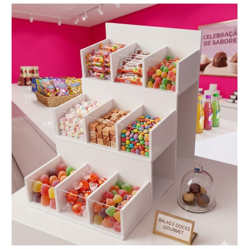 ORGANIZADOR DE BALCÃO EM PVC 5MM
