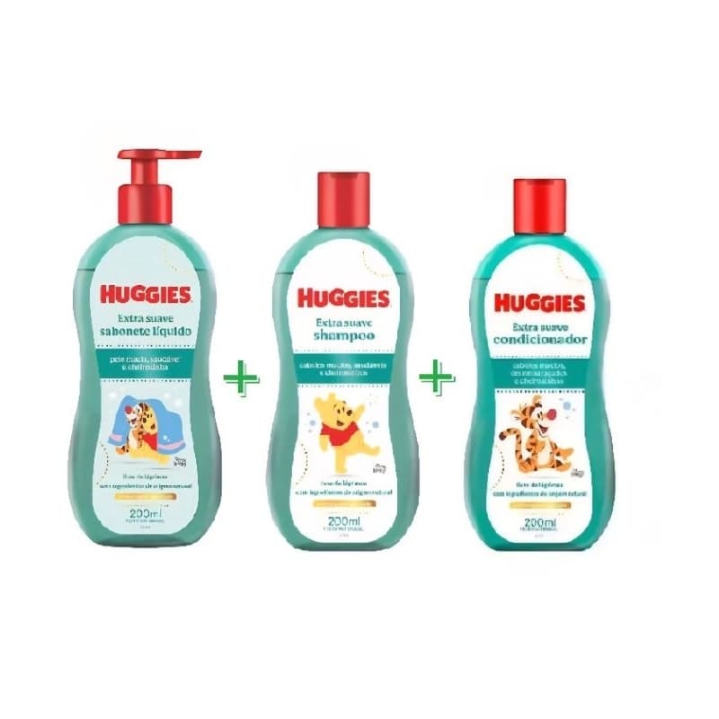 Kit Huggies de higiene infantil Extra Suave