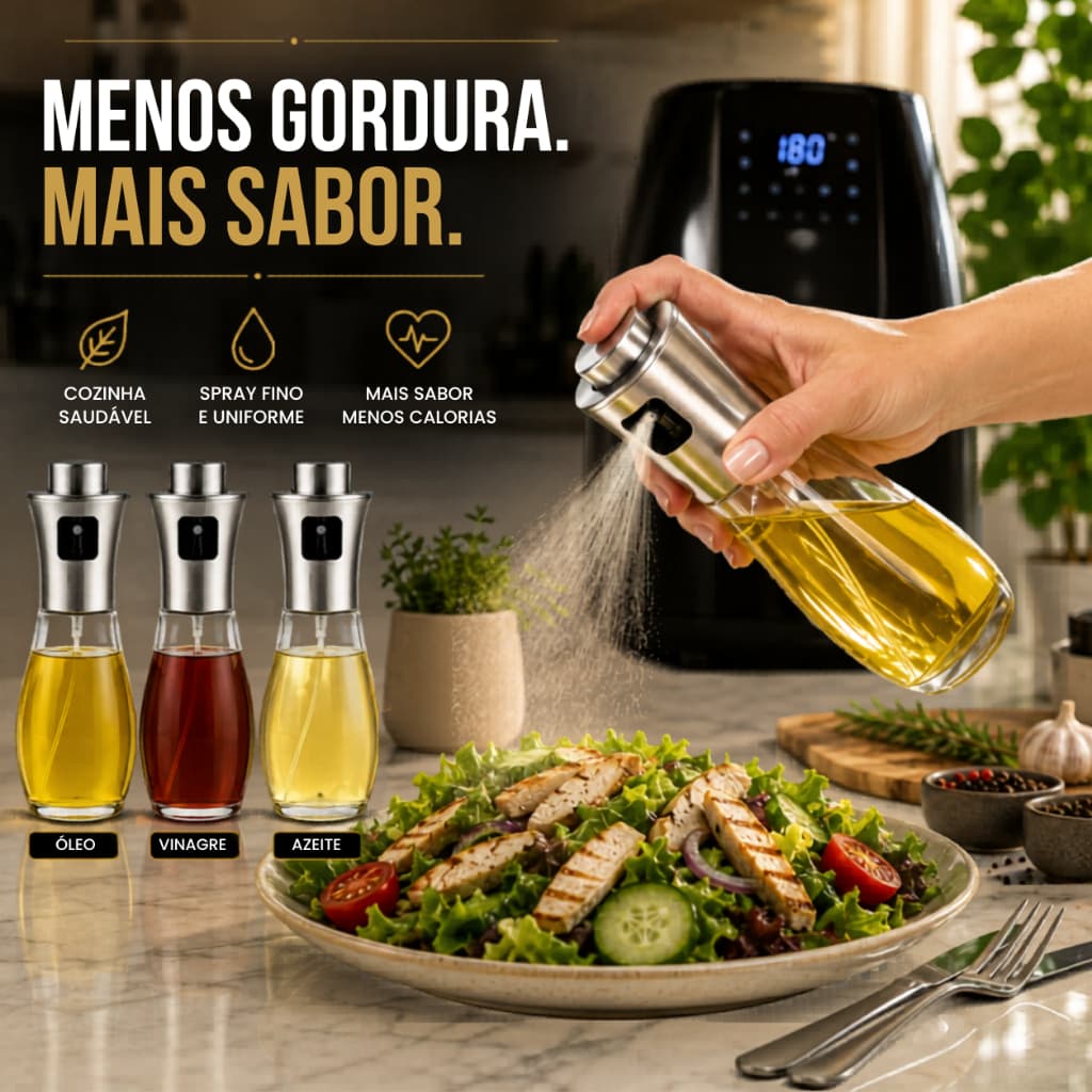 Spray Borrifador De Azeite Vinagre Óleo Culinário