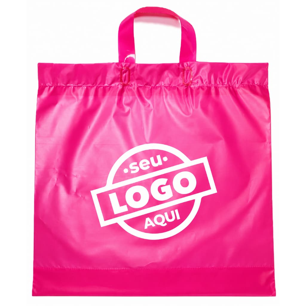 Sacola Alça Fita 40x50 Personalizada com o seu Logo 100/250/500. Sacola com Logo