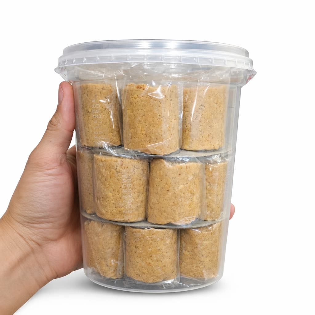 Paçoca Rolhao Tradicional Bruju 1,100kg C/20 unidades festa junina