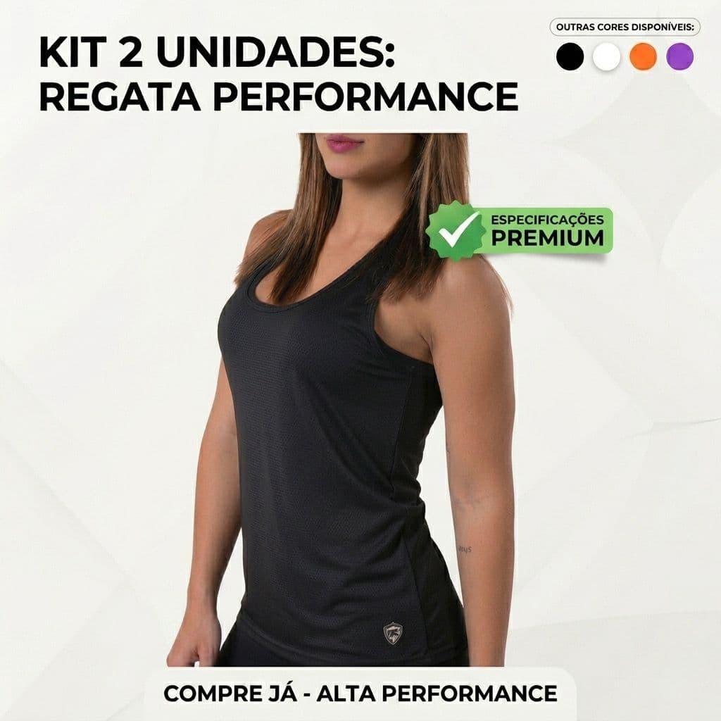 KIT 2 CAMISETAS REGATAS FEMININA DRY FIT ACADEMIA MALHAR TREINO CORRIDA ESPORTE RESPIRÁVEL LEVE
