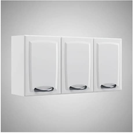 Armário De Cozinha Aéreo Itatiaia New Premium 3 Portas Suspenso Em Aço