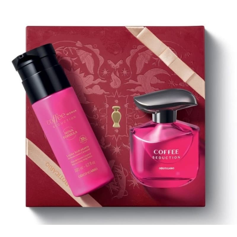 Presente Coffee Seduction Feminino Colônia 100ml+ Loção Hidratante 200ml , Boticário