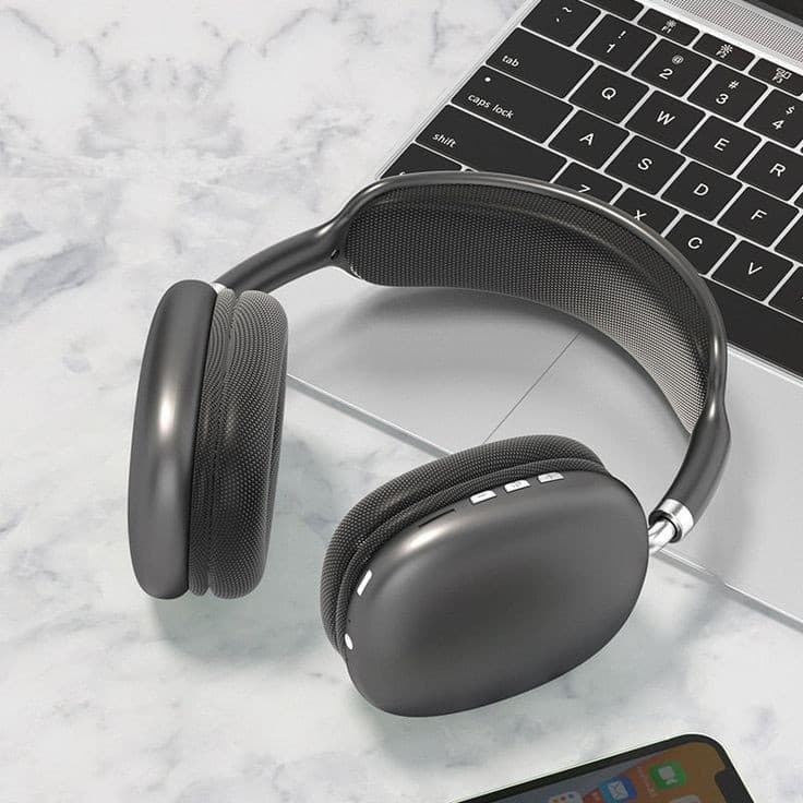 Fone de Ouvido Headphone P9 Pro Max Bluetooth 5.1 Sem Fio Com Microfone