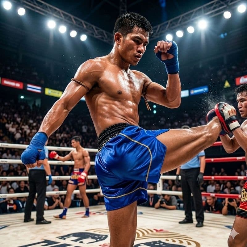 Short de Muay Thai e Boxe