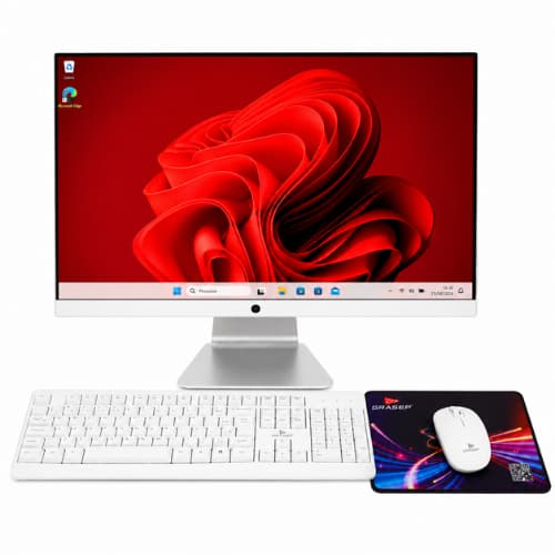 Computador All In One 23,8" Full HD Intel Core i7 16GB SSD SSD 128GB HD 500GB Bluetooth WiFi