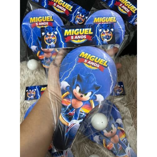 21 kits Raquetes 🏓 Ping Pong Personalizadas para Aniversário Todos os Temas