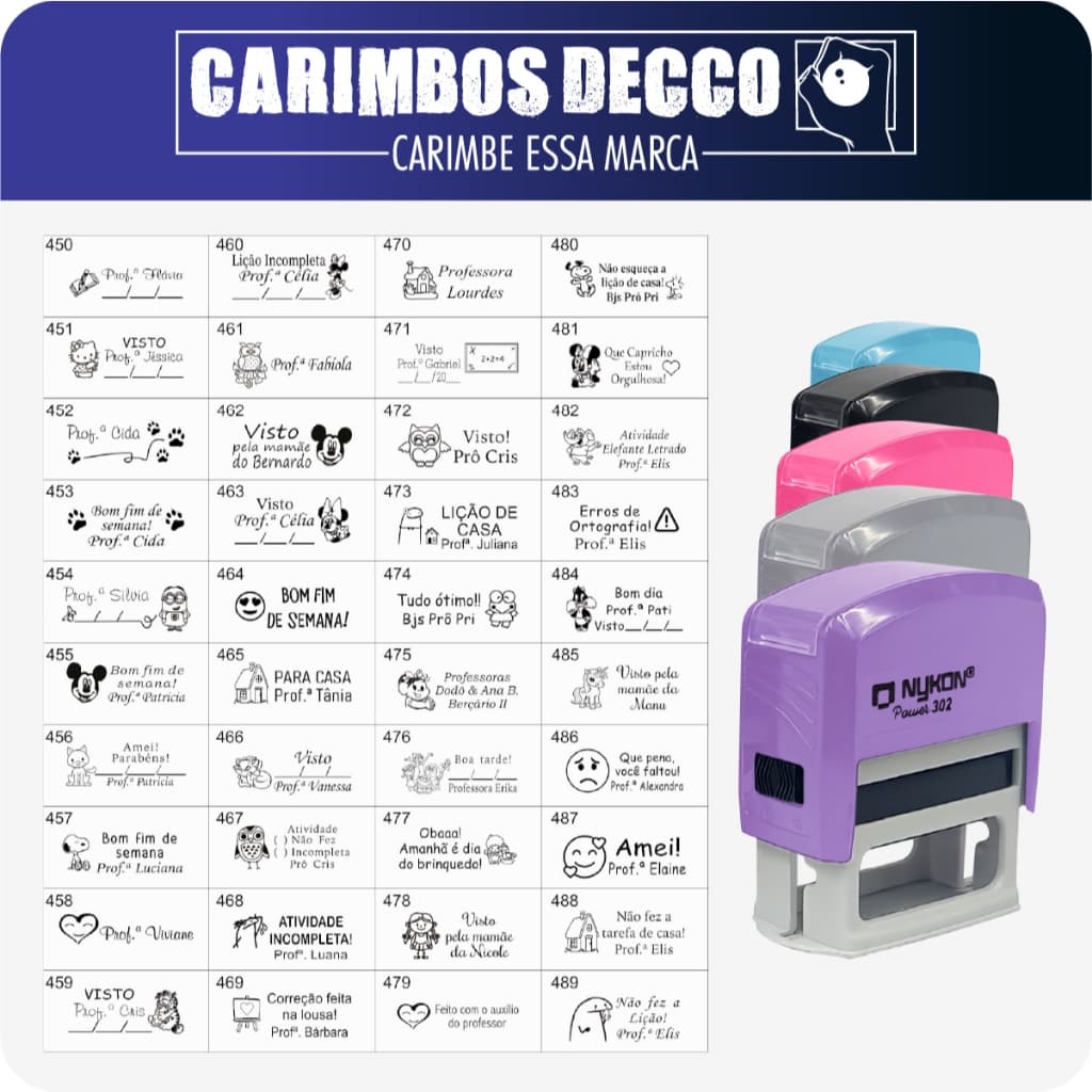 Carimbo Personalizado Para Professora