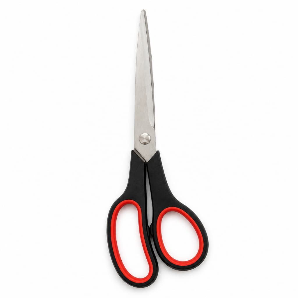 Tesoura Multiuso 23,5cm Inox Cabo Emborrachado Corte Preciso