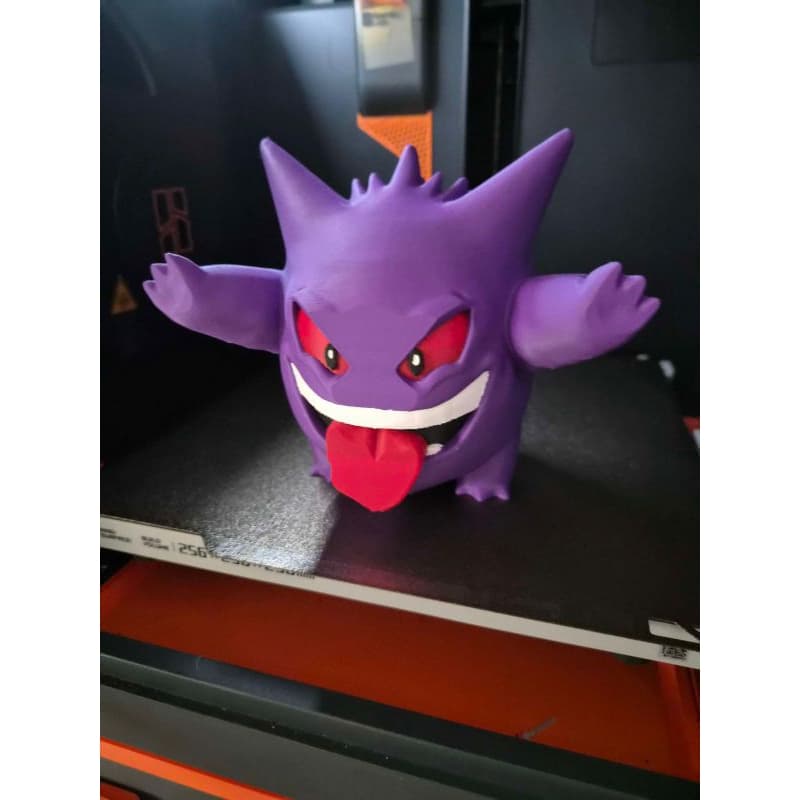 Gengar In Window Decoração Gamer Pokemon Para PC Setup Vidro Gabinete Geek