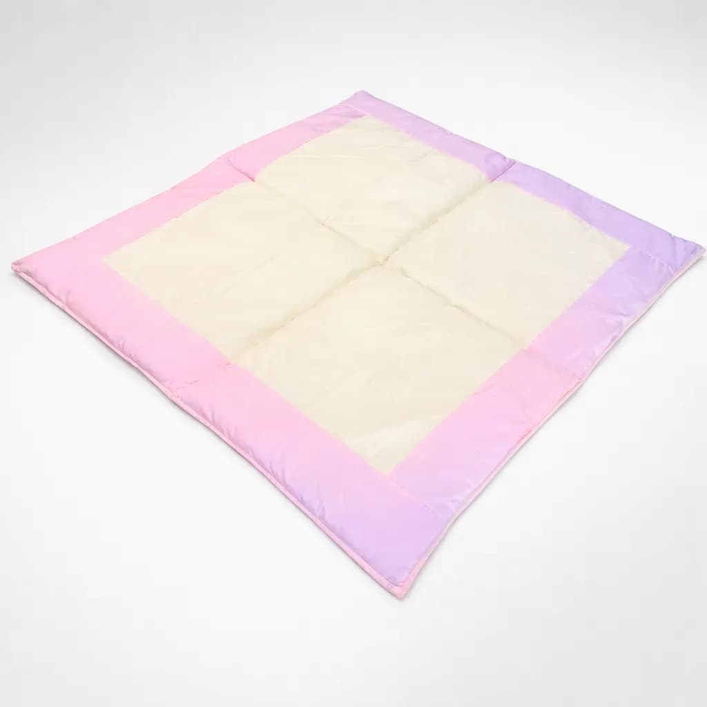 Tapete brincadeira descanso cabana barraca diversão 130x130cm
