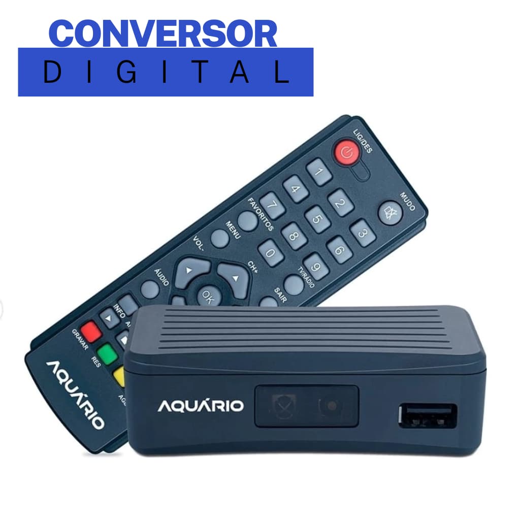 Conversor Digital  para tv Aquário original DTV