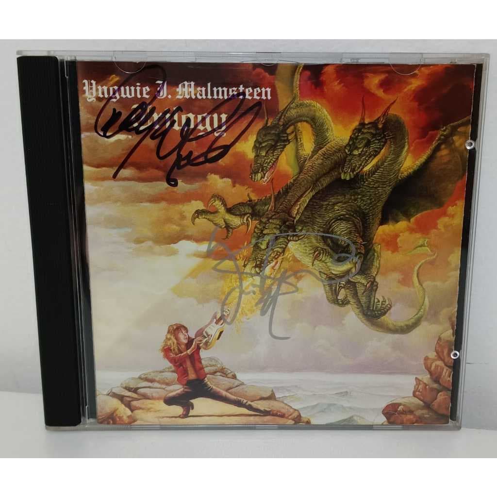 CD Yngwie Malmsteen - Trilogy - AUTOGRAFADO!
