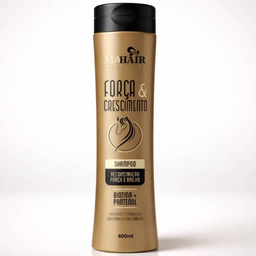 Shampoo Força e Crescimento Mahair Reconstrução e Brilho - Promoção !
