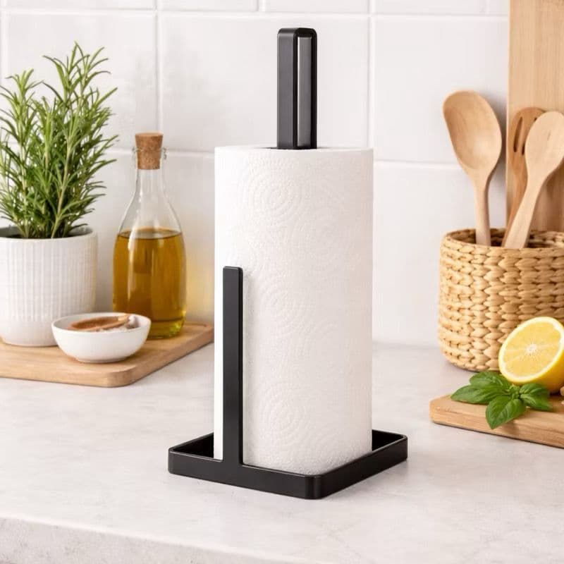 Porta Papel Toalha de mesa Bancada Organizador de Cozinha Minimalista Moderno Suporte Porta Papel