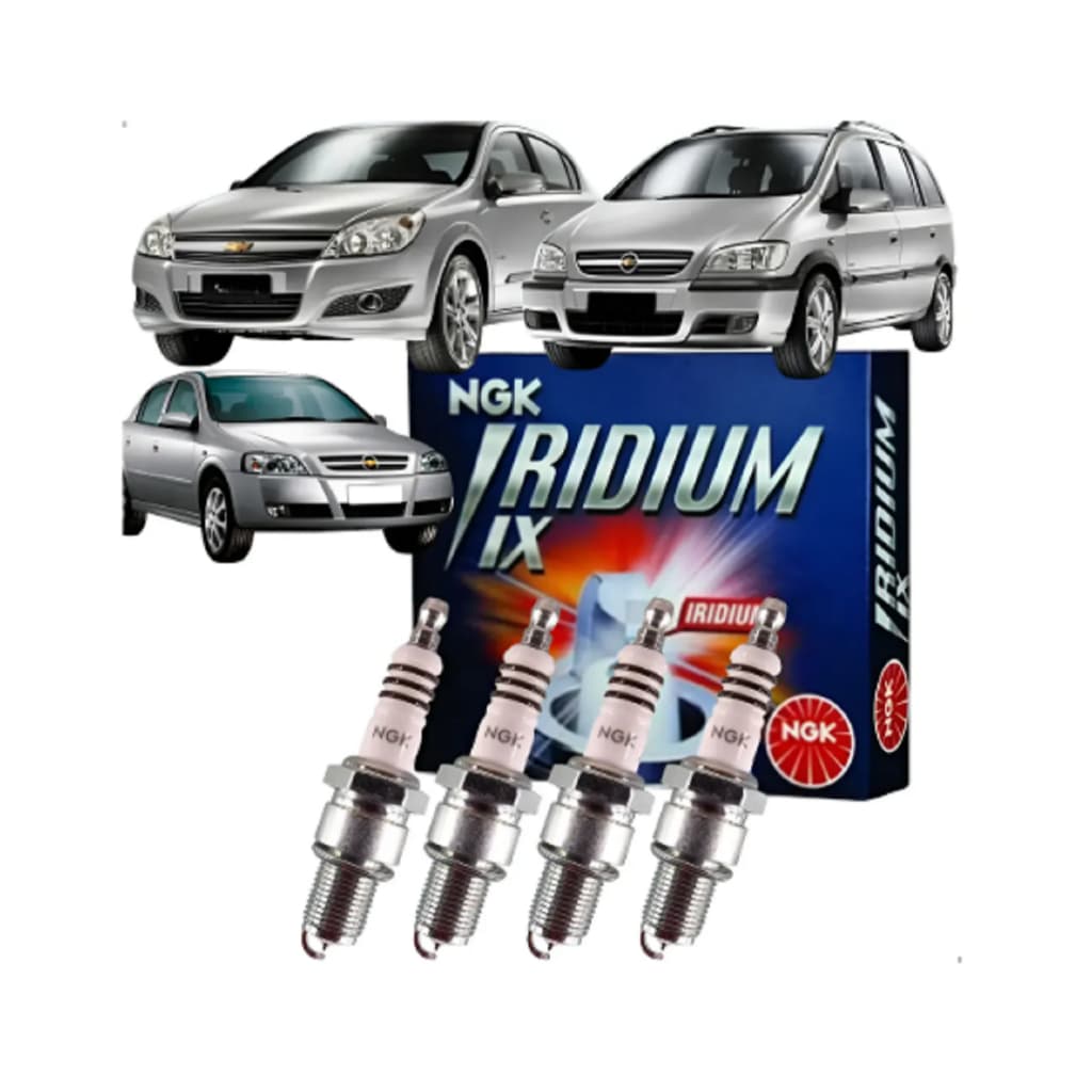 Jogo 4 Vela Ignição Iridium Zafira Vectra Astra Onix Cobalt