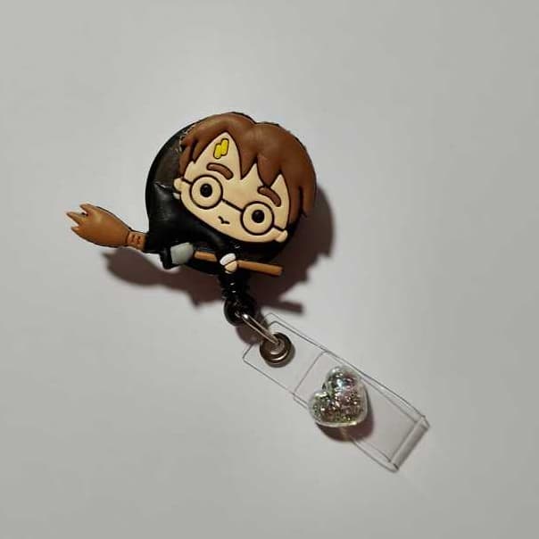 Porta Crachá Harry Potter | Porta Crachá Roller Personalizado |