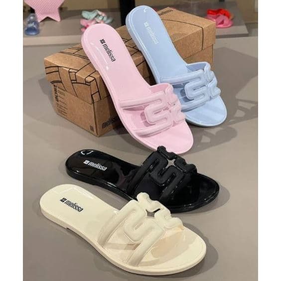 Chinelo Feminino Rasteirinha Melissa Mulheres 33 ao 40 Silicone Levinha Rasteira Promoção