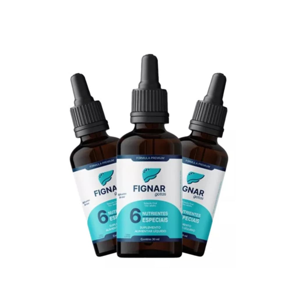 Kit 3 Fignar Gotas 30ml Tratamento 100% Natural - Envio Imediato