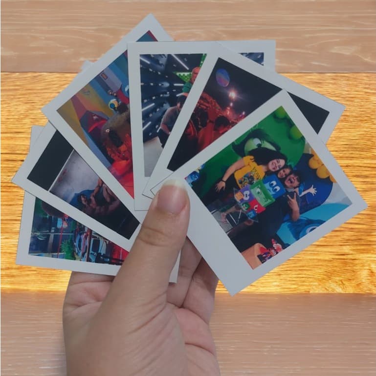 Kit 24 Fotos Pequenas Personalizadas 6x7cm Estilo Retrô