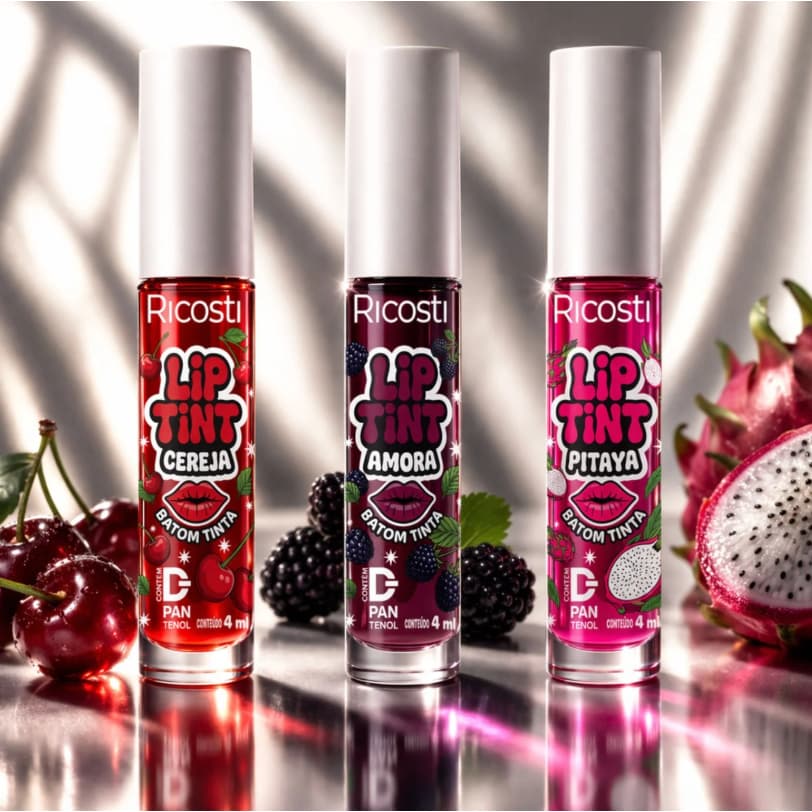 Lip Tint Ricosti Vegano Batom Tinta