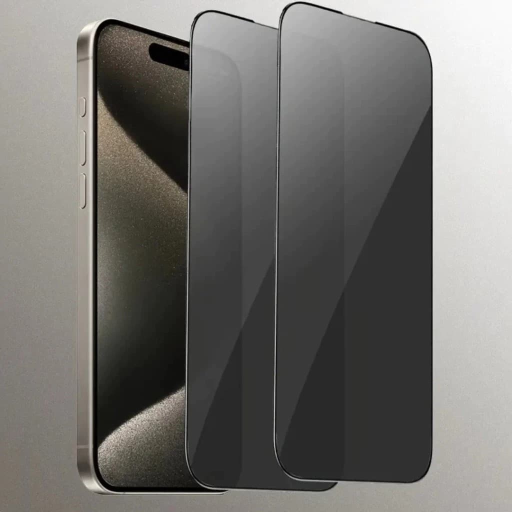 Película de vidro 3D Privacidade Anti Spy Para IPhone Todos Modelos XR 11 12 13 14 15 16 17 Pro Max