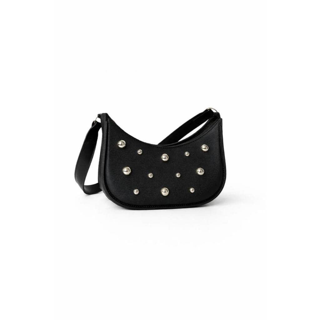 bolsa lua com detalhes dourados bolsa com alça de ombro bag com alça