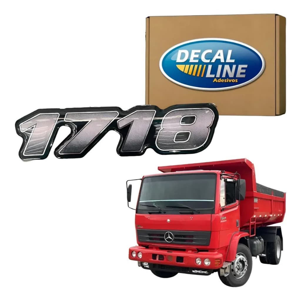 Emblema Lateral Porta Mb 1718 Adesivo Resinado 2009 A 2012