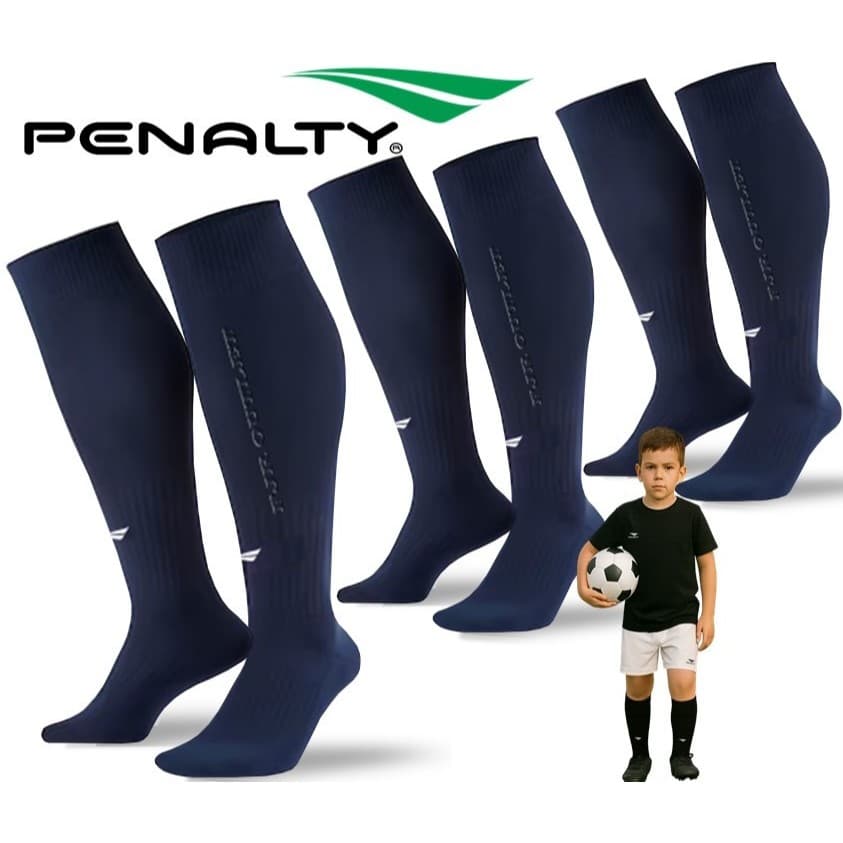 Meião Futebol Futsal Vôlei Penalty Origina KIT 3 Unidades  Varias cores