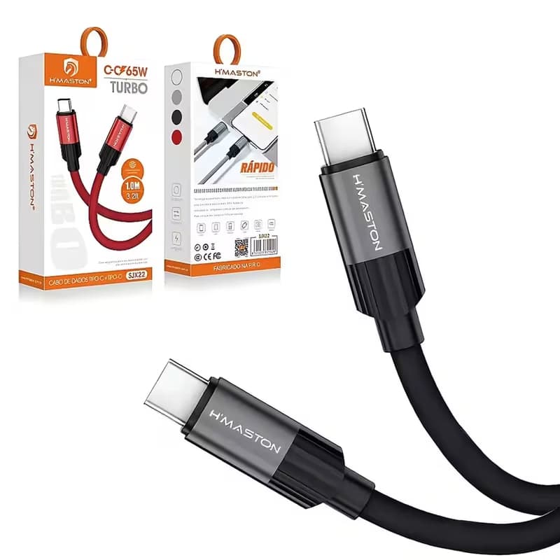 Cabo de Carregamento Rápido Samsung 60W PD Dual Tipo-C 5A, 70,87 Polegadas, Compatível com Celulares, Tablets, Notebooks