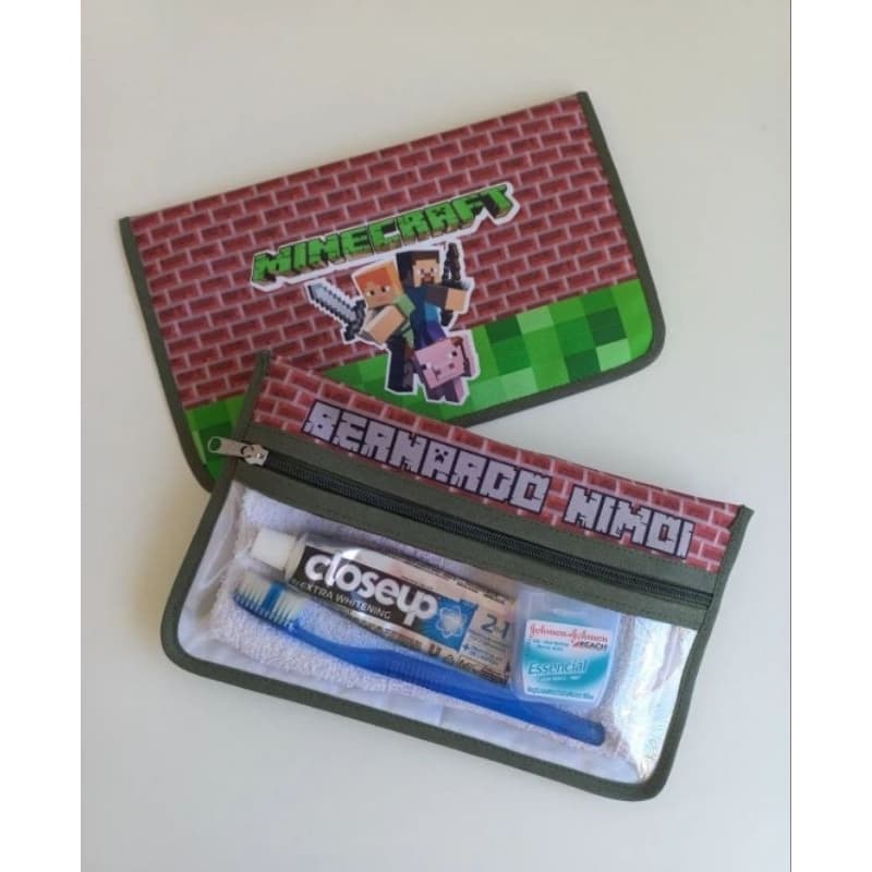 PORTA ESCOVA organizador  Infantil Personalizado com nome Higiene Bucal Porta Escova