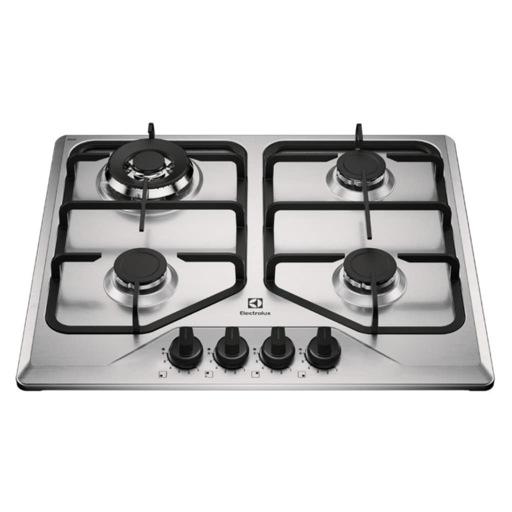 Cooktop à Gás Electrolux 4 Bocas KE4XC Multi Chama Mesa Inox Bivolt