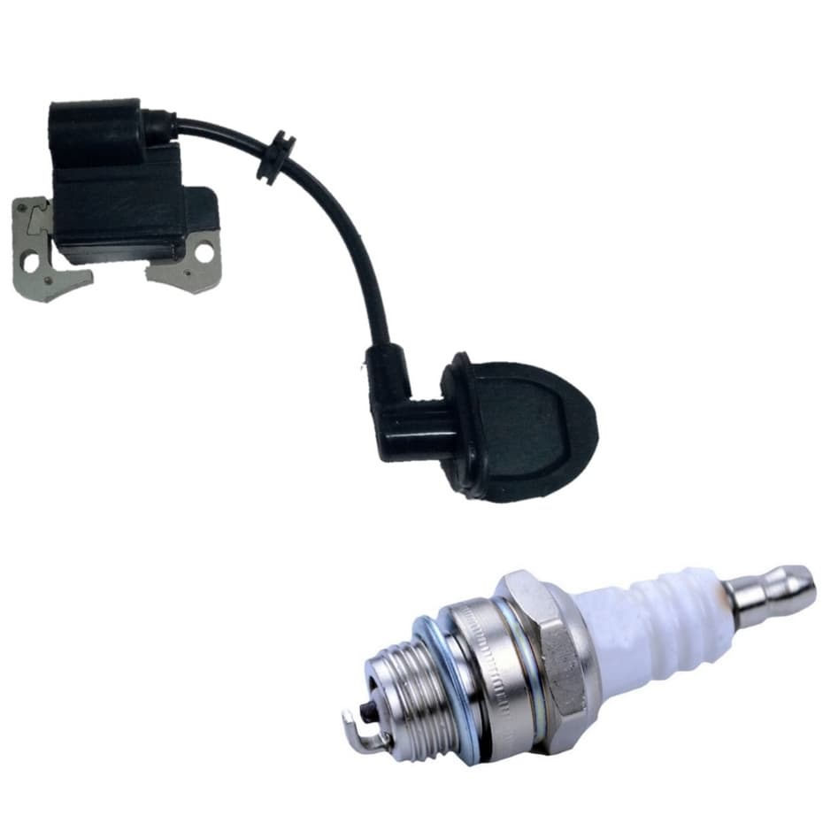 Kit Bobina de Ignição CDI + Vela para Mini Moto Quadriciclo 49cc 2 Tempos