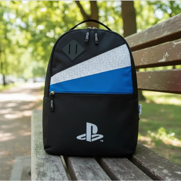 Mochila Escolar PlayStation Hype Pacific Costas Gamer Original Resistente Unissex