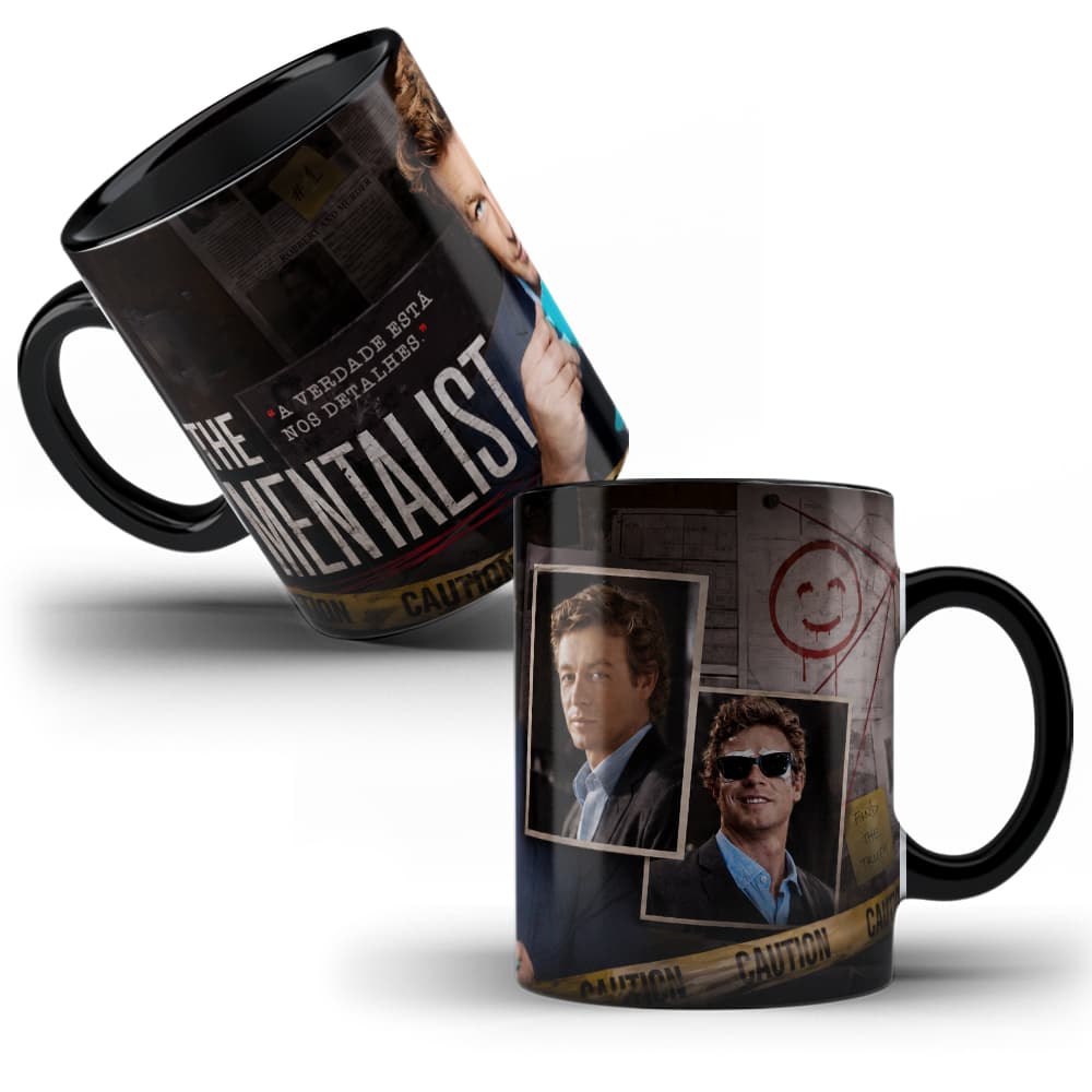 Caneca Porcelana Personalizada Série O Mentalista