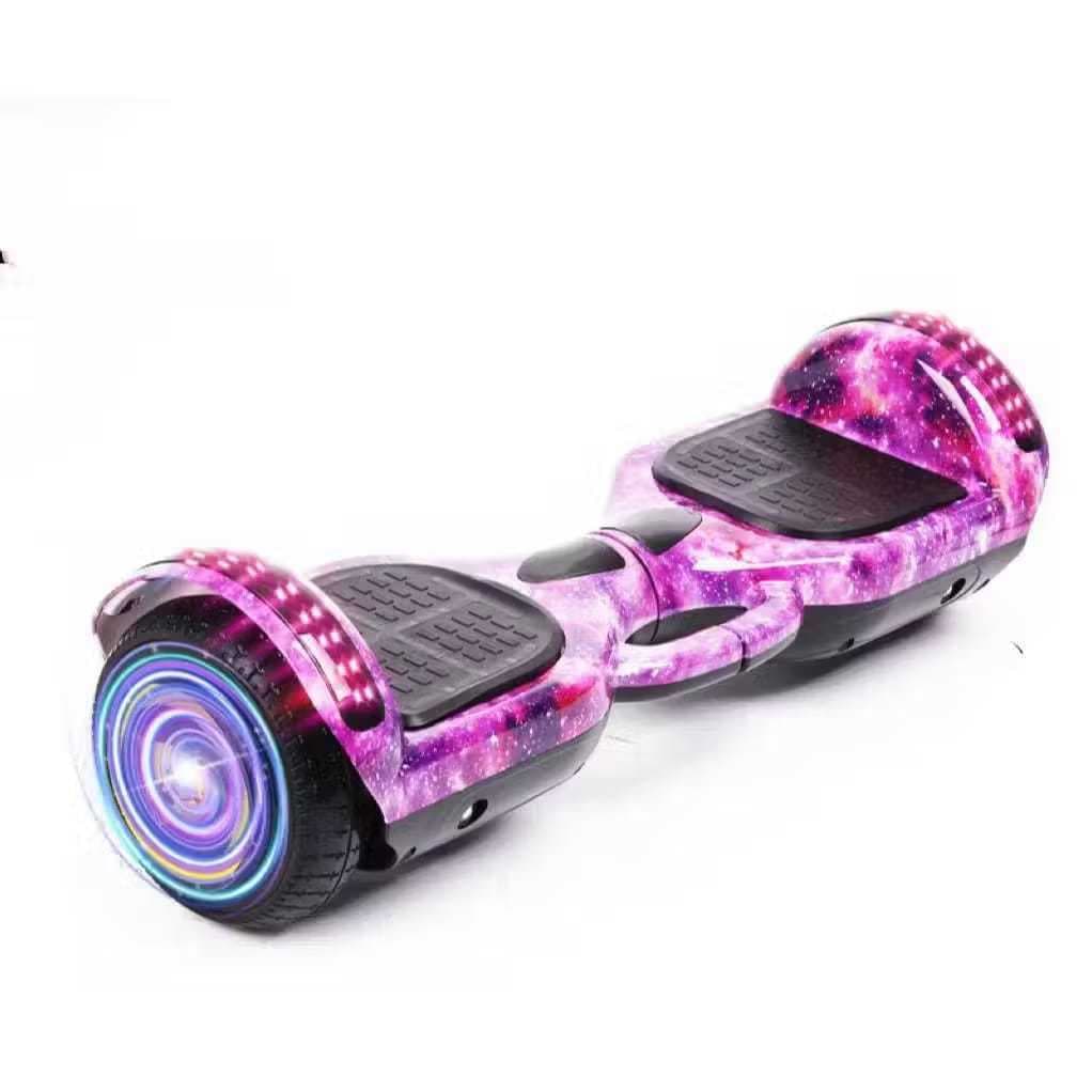 Skate elétrico infantil bateria de grande capacidade LED Bluetooth de 6,5 polegadas.