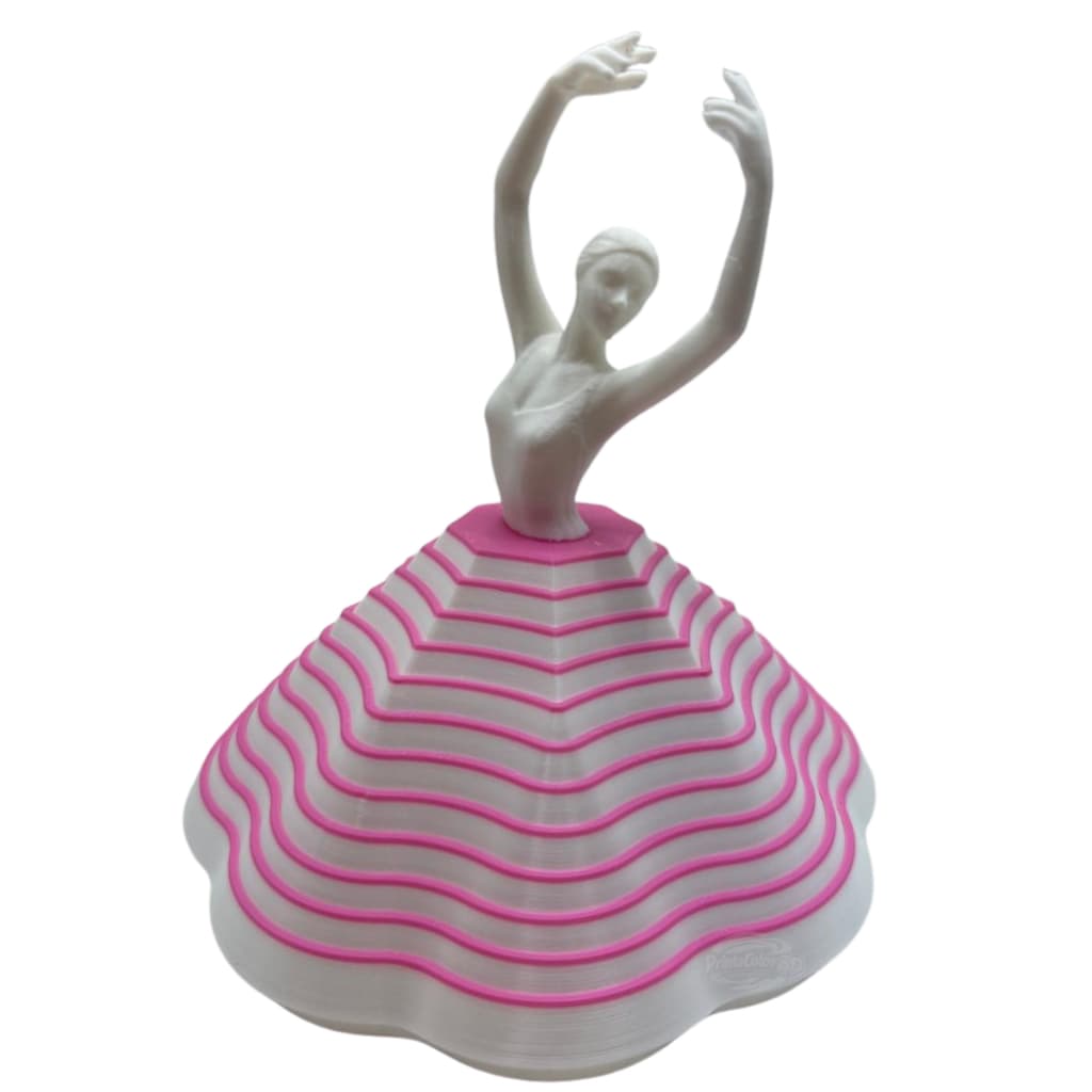 Bailarina Giratória 3D Anti Stress Spinning Toy Sensorial Relaxante | Fidget Toy Impressão 3D
