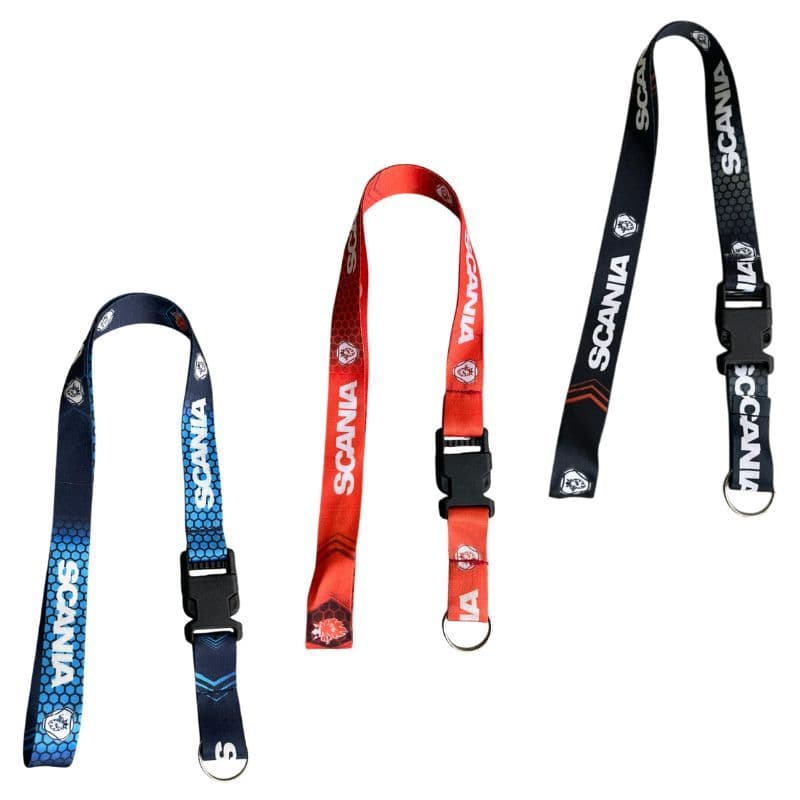 Kit 3 Chaveiros Cordões Scania – Moderno, Prático e Estiloso