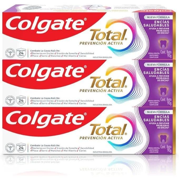 Colgate Creme Dental Total Gengiva Saudável  3 Unid 90g