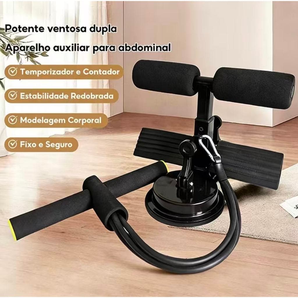 Barra de Apoio para Abdominal com Sucção Reforçada
