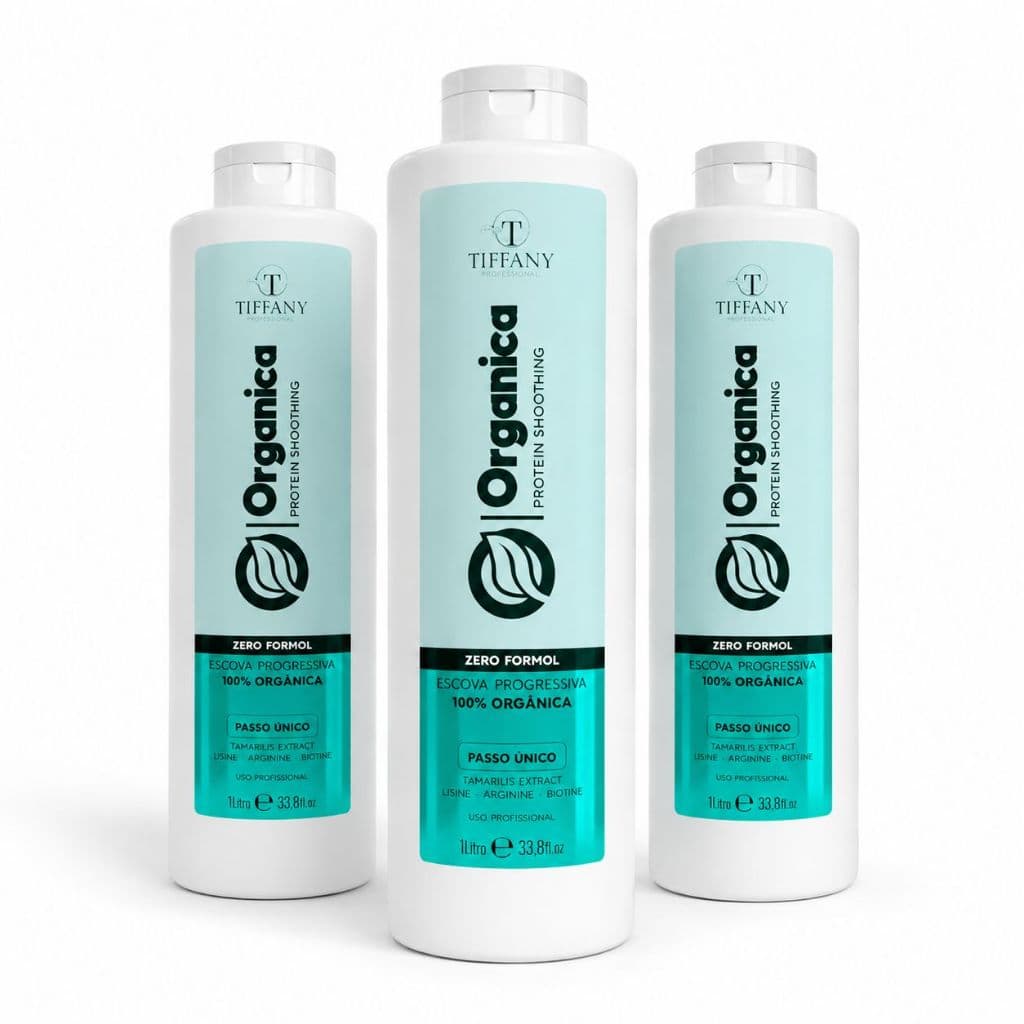 Kit 03  Progressivas Organica Tiffany -1LT- Sem formol Original