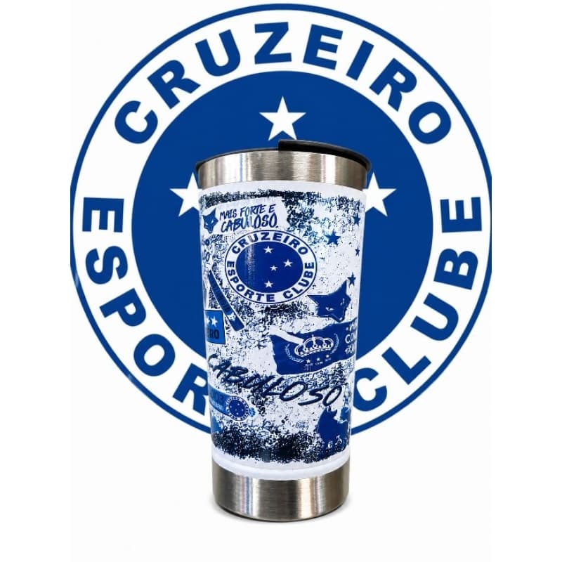 Copo térmico personalizado time 473ml "cabuloso"