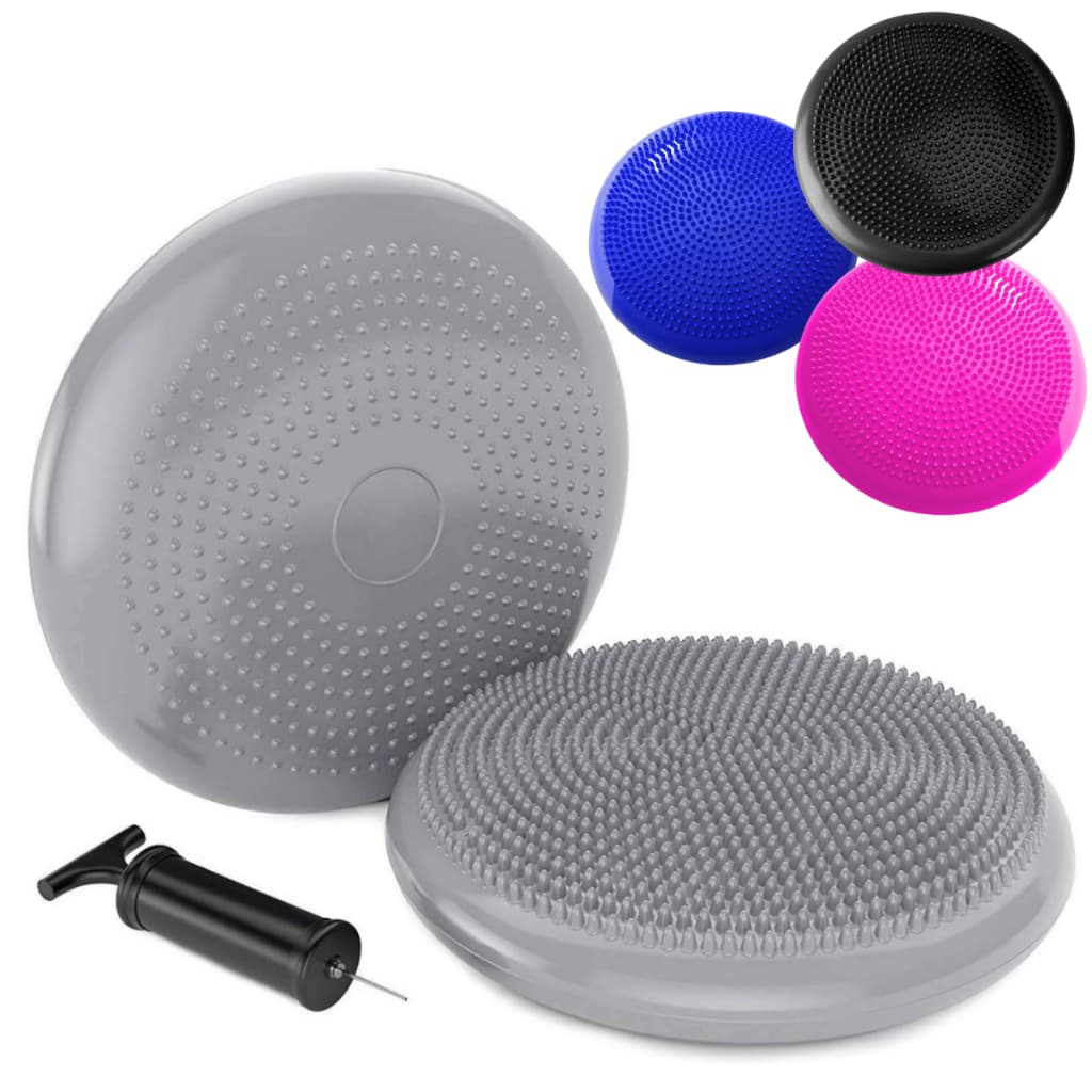 Disco De Equilíbrio Pilates Inflável + Bomba Herse