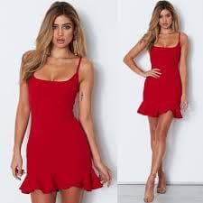 Vestido Casual Curto Tiras Feminino Moda Fashion Promoção