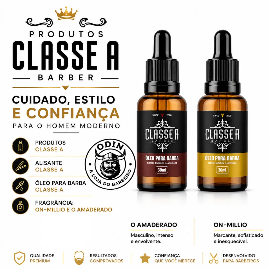 Óleo Para Barba 30ml Classe A Possui Hidratantes Óleo Para Barba Classe A Óleo Classe A Para Barba