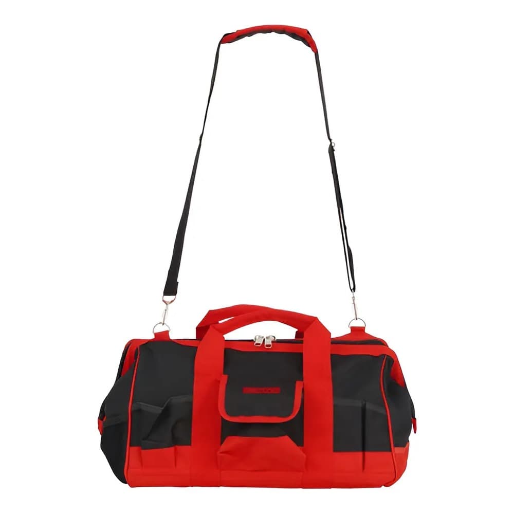Bolsa Grande Em Lona P/ferramentas 18pol C/ 32 Bolsos Mtx Cor Vermelho