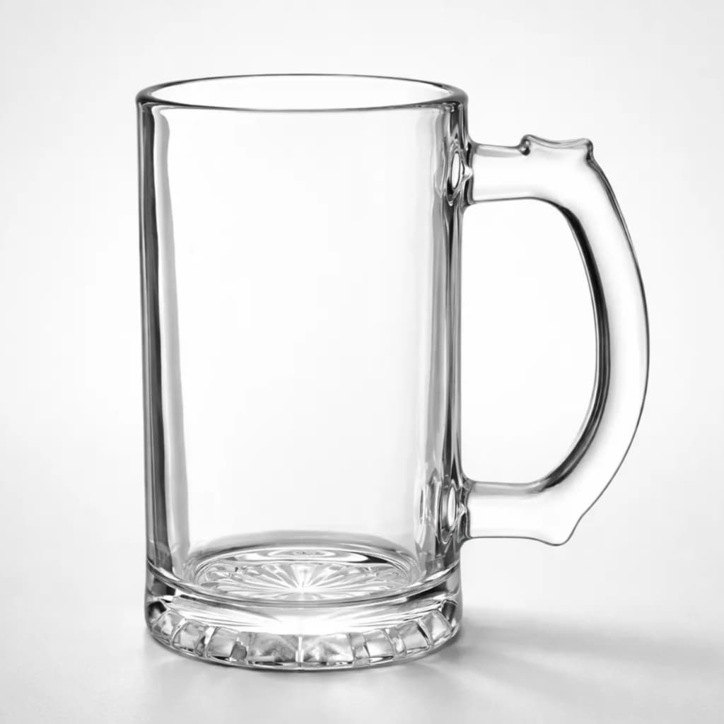 Kit 12 Caneca Copo De Vidro Chopp Blume Cerveja 500ml Le Bianco