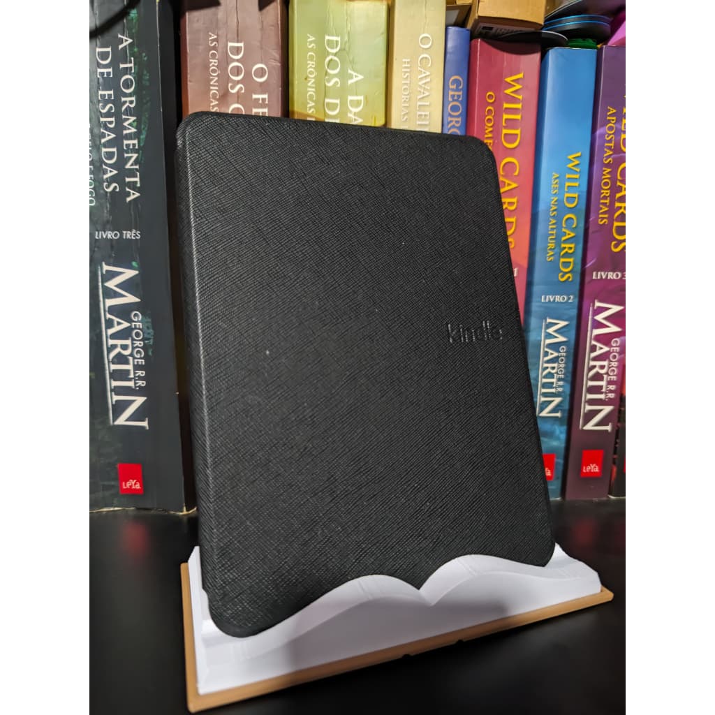 Suporte para Kindle em Formato de Livro | Acessório Elegante para E-readers | Presente Perfeito para Leitores 📚✨